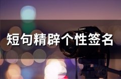 有格局成熟的个性签名