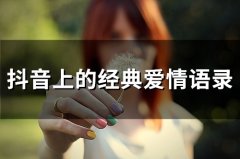 抖音关于爱情的经典名句