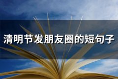 清明节发朋友圈的短句子(必备70句)