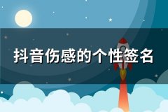 抖音伤感的个性签名(177句)
