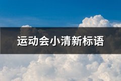 运动会小清新标语(推荐112句)