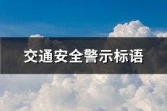 交通安全警示标语(精选141句)