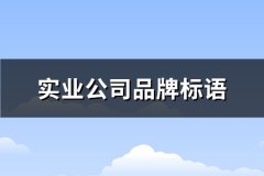 实业公司品牌标语(实用193句)