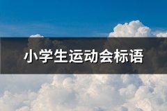 小学生运动会标语(实用153句)