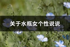 关于水瓶女个性说说(汇总57句)