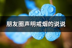 朋友圈声明戒烟的说说(63句)