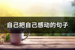 自己把自己感动的句子(62句)
