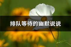 排队等待的幽默说说(优选65句)