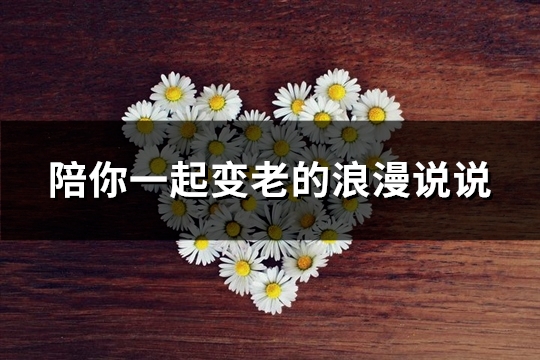 陪你一起变老的浪漫说说