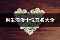 男生浪漫个性签名大全(优选118句)