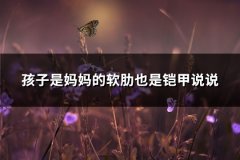 孩子是妈妈的软肋也是铠甲说说(精选62句)