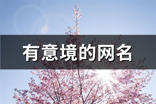 有意境的网名(精选387个)(4个字有意境的网名)