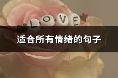 适合所有情绪的句子(精选62句)