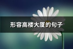 形容高楼大厦的句子(精选65句)