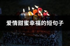 爱情甜蜜幸福的短句子(推荐81句)