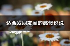 适合发朋友圈的感慨说说(通用108句)