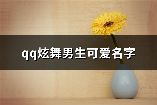 qq炫舞男生可爱名字(共382个) qq炫舞男生昵称