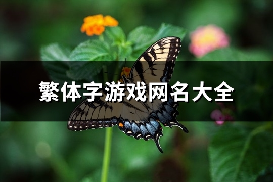 繁体字游戏网名大全(精选109个)(繁体字游戏网名女古风)