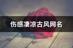 伤感凄凉古风网名(共655个)