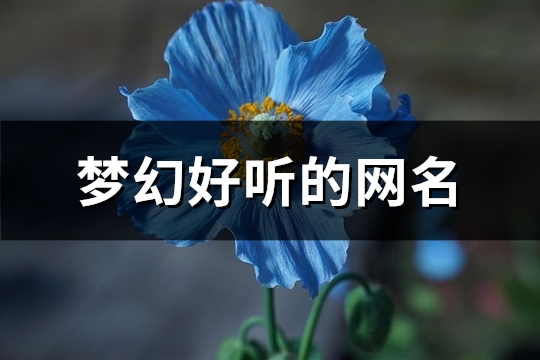 梦幻好听的网名(203个)(梦幻好听的网名有什么)