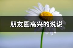 朋友圈高兴的说说(60句)