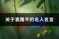 关于袁隆平的名人名言(汇总26句)