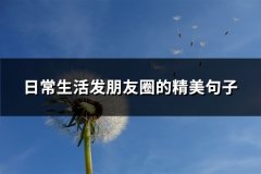 日常生活发朋友圈的精美句子(优选66句)
