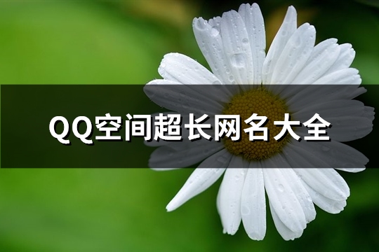 QQ空间超长网名大全(优选209个)(2014超长qq网名怎么弄)（超长的qq网名）