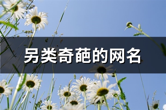 另类奇葩的网名(289个)(2021年奇葩网名)