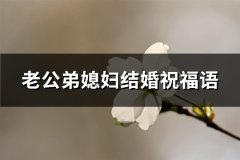 老公弟媳妇结婚祝福语(实用55句)