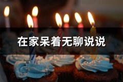 在家呆着无聊说说(共79句)