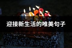 迎接新生活的唯美句子(48句)