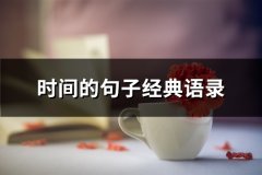 时间的句子经典语录(精选84句)