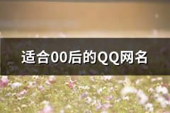 适合00后的QQ网名(精选114个)
