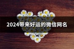 2024带来好运的微信网名(183个)